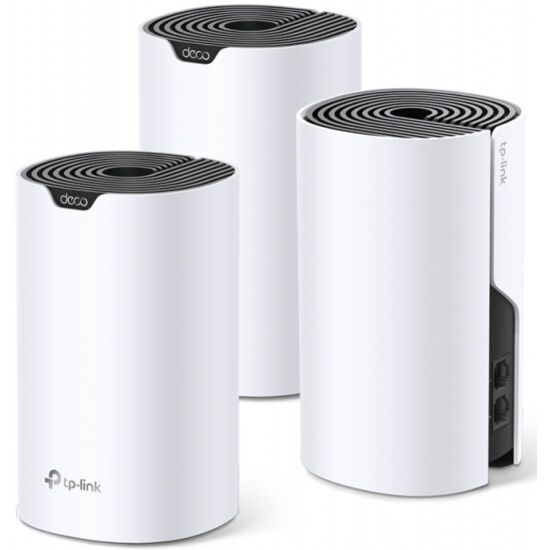 Deco S4(3-pack) Точка доступа TP-Link AC1200 Whole-Home Mesh Wi-Fi system, Qualcomm CPU, 867Mbps at 5GHz300Mbps at 2.4GHz, 2 Gigabit Ports, 2 interna - 2