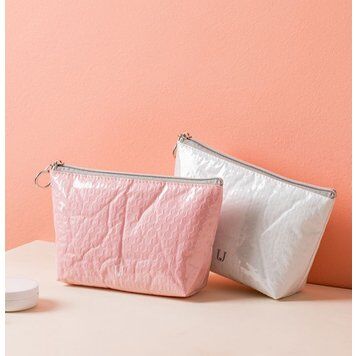 Дорожная косметичка Jordan Judy Trapezoidal Bubble Film Cosmetic Bag (PT109) (Silver) - 5