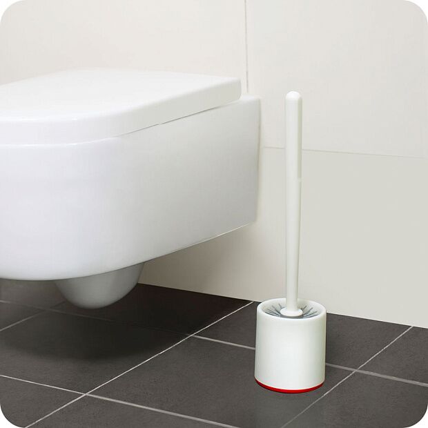 Туалетная щетка YiJie Appropriate Cleaning Vertical Storage Toilet Brush YB-05 (White/Белый) - 6