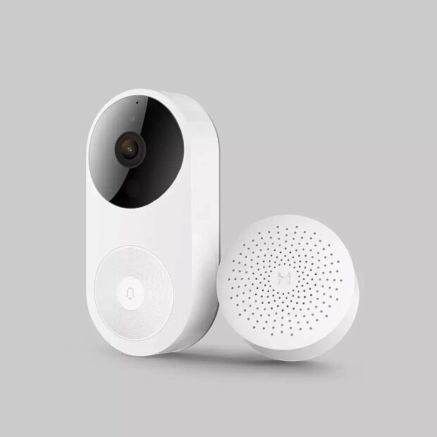 Умный дверной звонок Xiaobai Smart Video Doorbell D1 Set CMDR001W (White) - 2