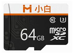 Карта памяти Xiaobai Micro SD Memory Card 64GB (Black/Черный)