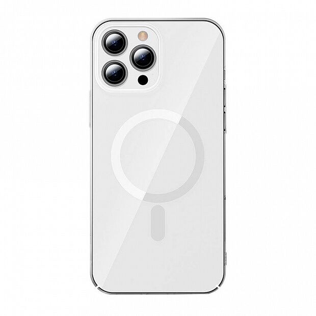 Чехол BASEUS Crystal Magnetic для iPhone 13 Pro 6.1, прозрачный - 1
