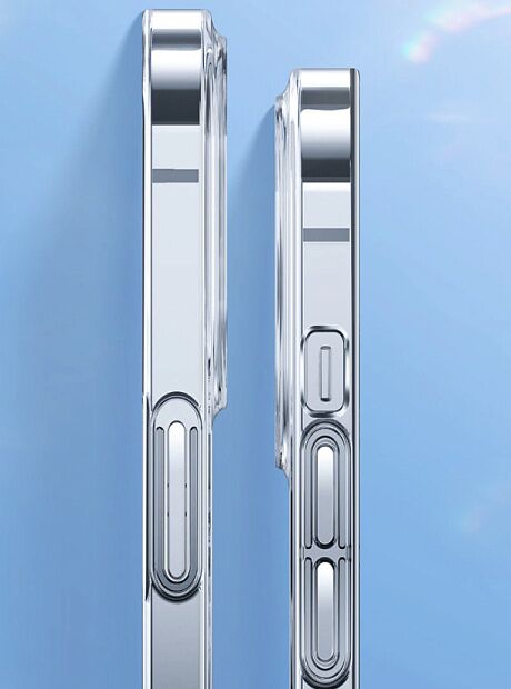 Чехол BASEUS Crystal Magnetic для iPhone 13 Pro Max 6.7, прозрачный - 3