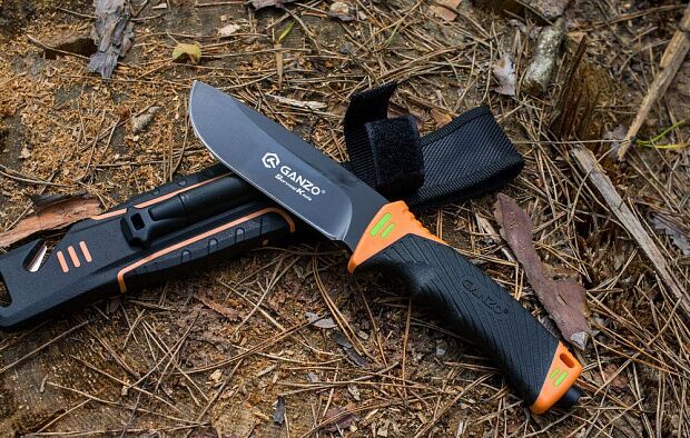 Нож Ganzo G8012 оранжевый, G8012-OR - 20