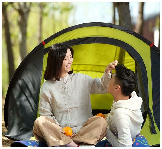 Туристическая двухместная палатка ZaoFeng Camping Double Tent (Green/Зеленый) - 5