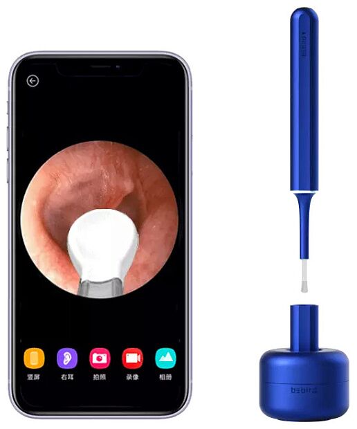 Умная ушная палочка Bebird Smart Visual Ear Pick X7 Pro (Blue/Синий) - 7