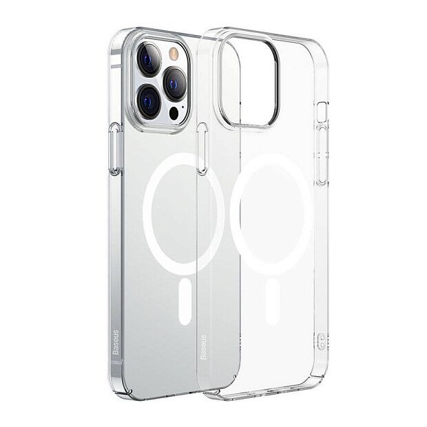Чехол BASEUS Crystal Magnetic для iPhone 13 Pro 6.1, прозрачный - 2
