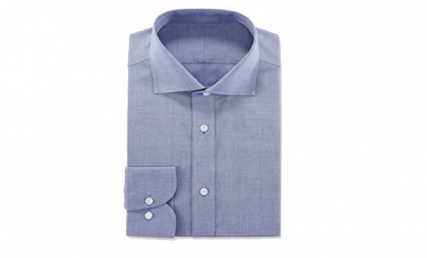 Мужская рубашка Xiaomi Fanke Ji Guowu  Shirt Windsor Collar (Dark Blue/Темно-Синий) 