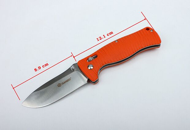 Нож Ganzo G720 оранжевый, G720-O - 16