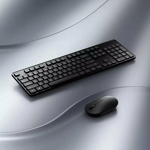 Клавиатура и мышка беспроводная Xiaomi Wireless Set 2 WXJS02YM Black - 4