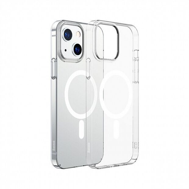 Чехол BASEUS Crystal Magnetic для iPhone 13 Pro Max 6.7, прозрачный - 1
