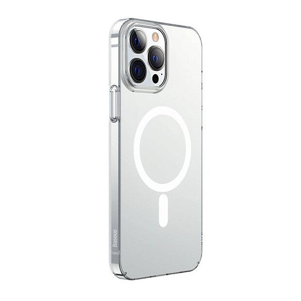 Чехол BASEUS Crystal Magnetic для iPhone 13 Pro 6.1, прозрачный - 3