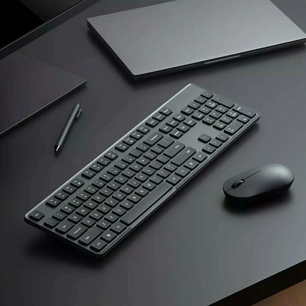 Клавиатура и мышка беспроводная Xiaomi Wireless Set 2 WXJS02YM Black - 5