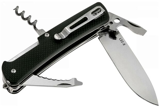 Нож multi-functional Ruike L32-B черный - 7
