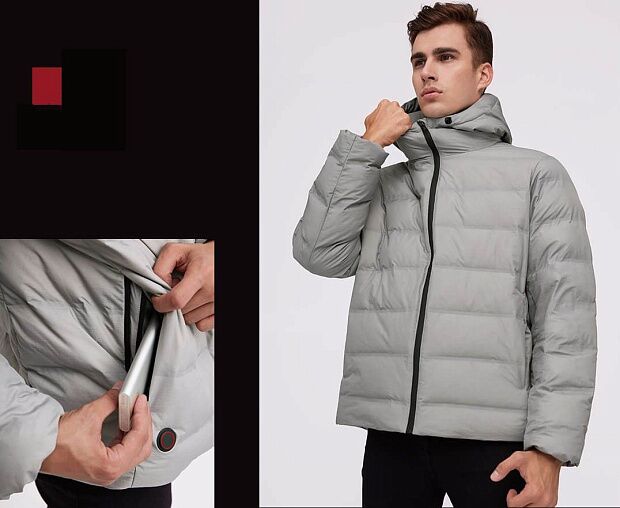 Куртка с подогревом Cottonsmith Graphene Temperature Control Jacket XL (Grey/Серый) - 2