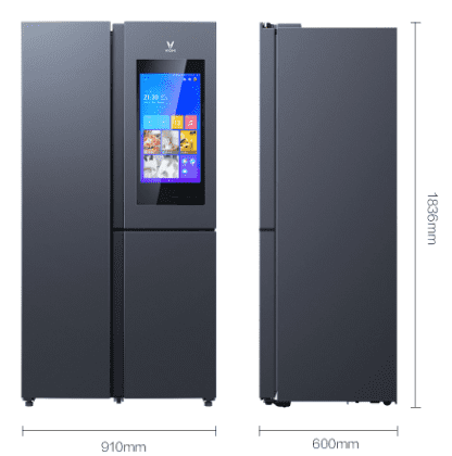 Холодильник Viomi Internet Refrigerator T-Type Three-Door 408L (Dark Blue/Темно-Синий) - 2