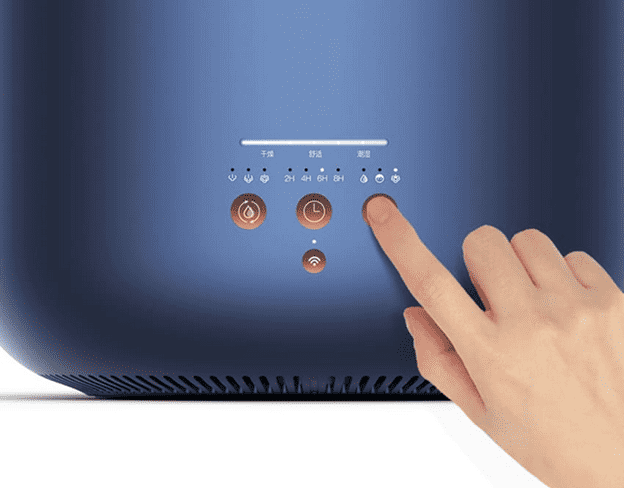 Управление увлажнителем воздуха Xiaomi Deerma DEM-RZ300 с помощью кнопок
