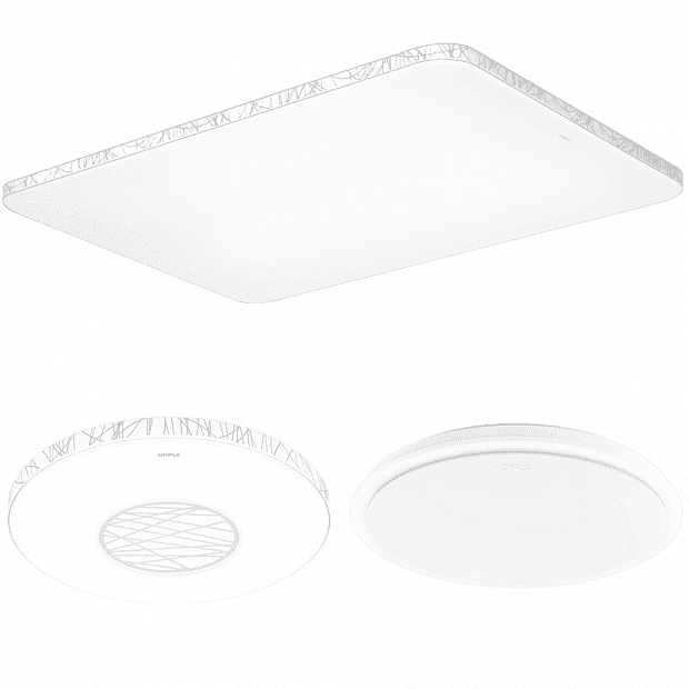 Xiaomi Opple Simple Modern Ceiling Lamp Set Patterned (White) 