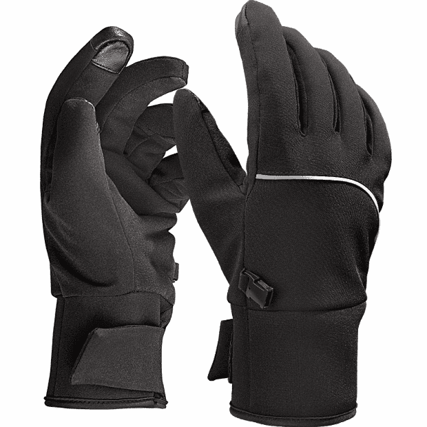 Зимние перчатки Qimian Warm Touch Screen Gloves Mens для сенсорных экранов (Black/Черный) - 1