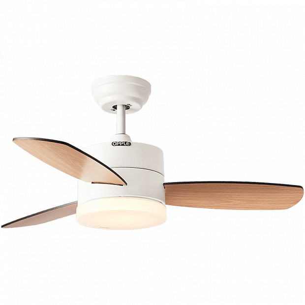 Вентилятор c подсветкой Opple Wood Leaf Fan Light Pure Static Series 42 Inch (Brown) 