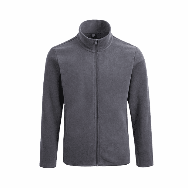 Xiaomi CottonSmith Fleece Zipper Jacket Men's Section (Grey) 