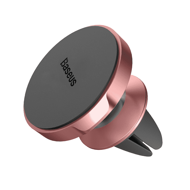Держатель для смартфона Baseus Small Ears Series Magnetic Suction (Air Outlet) (Rose Gold/Розовый) - 9