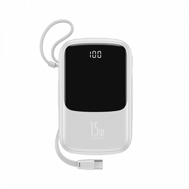Внешний аккумулятор Baseus Q Digital Power Bank With Digital Display 5800mAh (White/Белый) 