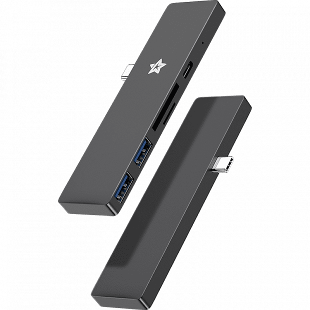 Xiaomi Star Card Type-C Multi-Function Converter (Black) - 1