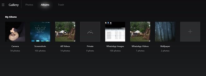 Скриншот раздела Галерея Mi Cloud Скриншот раздела Галерея Mi Cloud