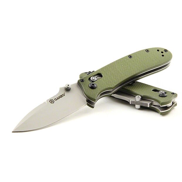 Нож Ganzo G704 зеленый, G704-GR - 7